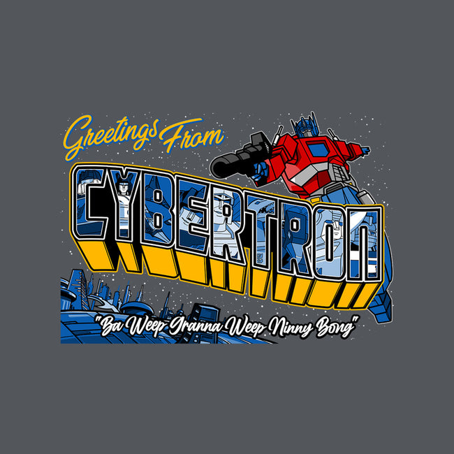 Greetings From Cyberplanet-mens basic tee-goodidearyan