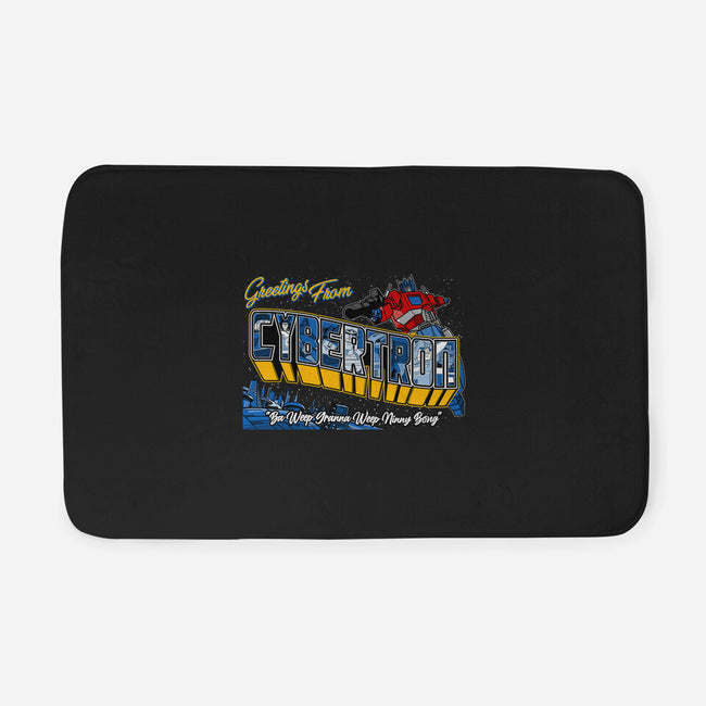 Greetings From Cyberplanet-none memory foam bath mat-goodidearyan