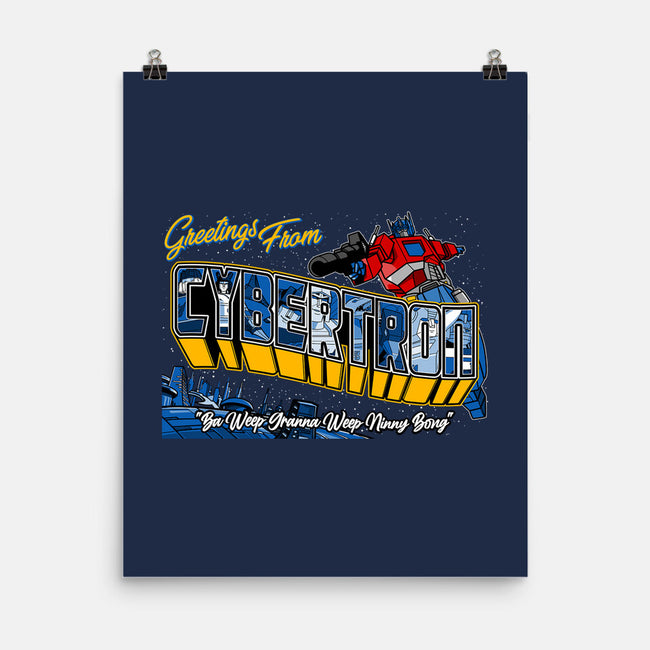 Greetings From Cyberplanet-none matte poster-goodidearyan