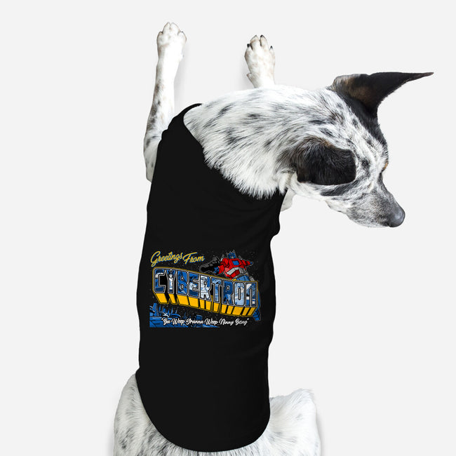 Greetings From Cyberplanet-dog basic pet tank-goodidearyan