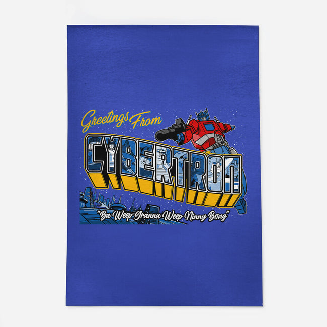 Greetings From Cyberplanet-none indoor rug-goodidearyan