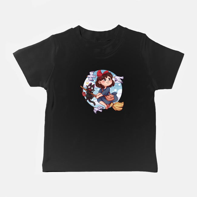 Kiki And Jiji-baby basic tee-Zaia Bloom