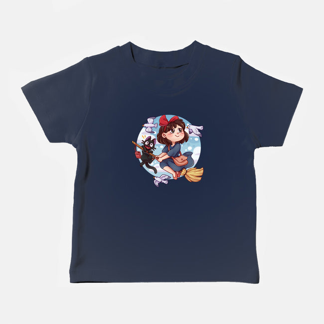 Kiki And Jiji-baby basic tee-Zaia Bloom