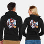 Kiki And Jiji-unisex zip-up sweatshirt-Zaia Bloom