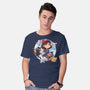 Kiki And Jiji-mens basic tee-Zaia Bloom