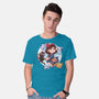 Kiki And Jiji-mens basic tee-Zaia Bloom