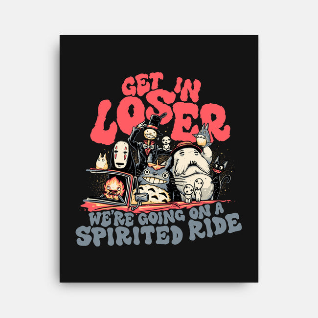 Spirited Ride-none stretched canvas-momma_gorilla