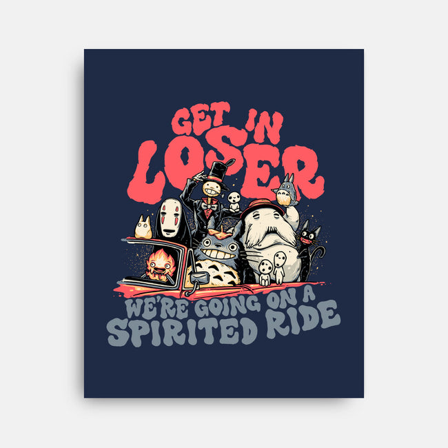 Spirited Ride-none stretched canvas-momma_gorilla
