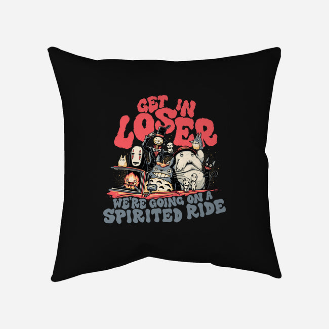 Spirited Ride-none removable cover w insert throw pillow-momma_gorilla