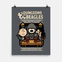 Dungeons and Beagles-none matte poster-jrberger
