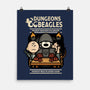 Dungeons and Beagles-none matte poster-jrberger