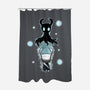 Look Your Soul-none polyester shower curtain-nickzzarto