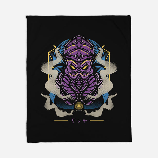 Psionic Aberration-none fleece blanket-Logozaste