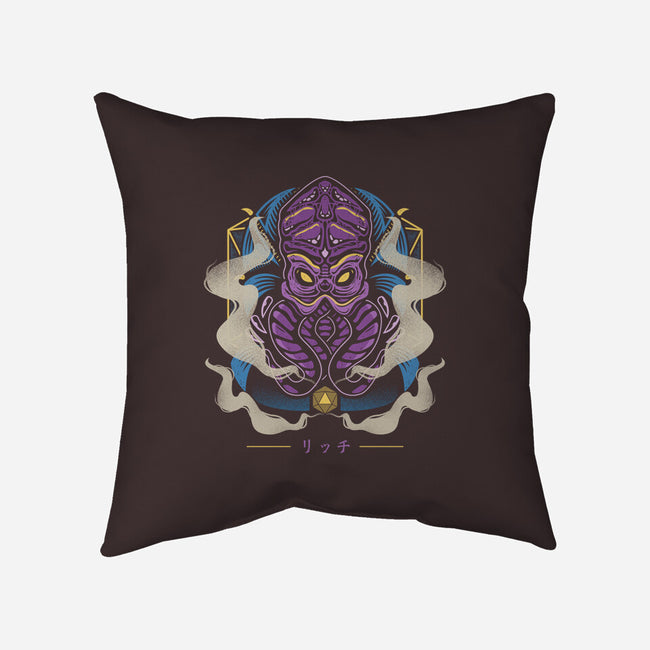 Psionic Aberration-none removable cover throw pillow-Logozaste