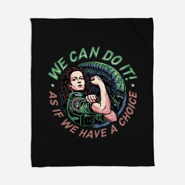 As If We Have A Choice-none fleece blanket-momma_gorilla
