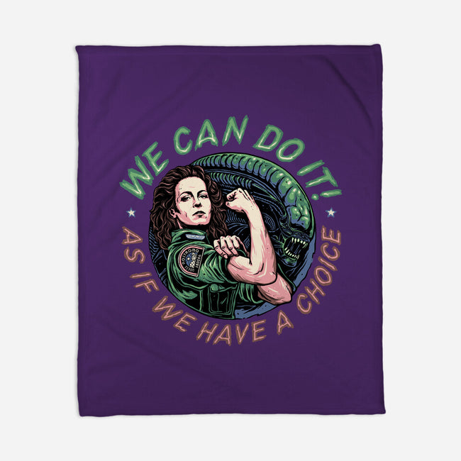 As If We Have A Choice-none fleece blanket-momma_gorilla