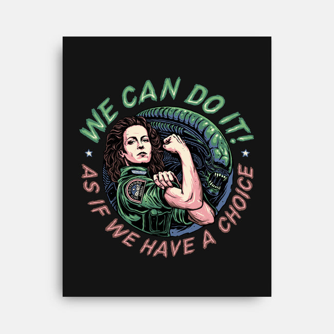 As If We Have A Choice-none stretched canvas-momma_gorilla