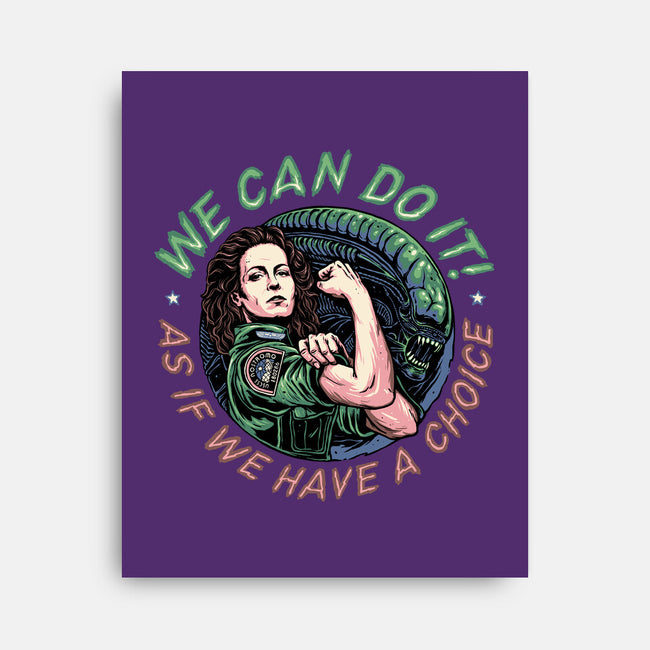 As If We Have A Choice-none stretched canvas-momma_gorilla
