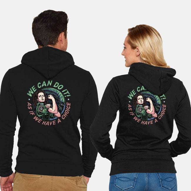 As If We Have A Choice-unisex zip-up sweatshirt-momma_gorilla