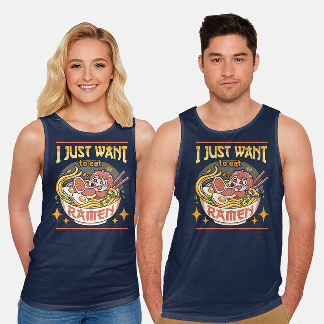 Just Want Ramen-unisex basic tank-Zaia Bloom