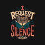 I Request Silence-none memory foam bath mat-Snouleaf