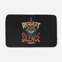 I Request Silence-none memory foam bath mat-Snouleaf