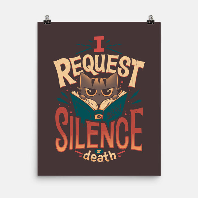 I Request Silence-none matte poster-Snouleaf