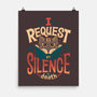 I Request Silence-none matte poster-Snouleaf