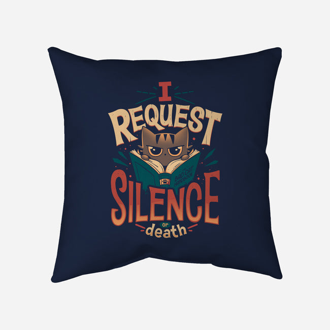 I Request Silence-none removable cover throw pillow-Snouleaf