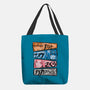 Ninja Faces-none basic tote bag-Conjura Geek