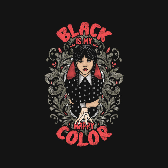 Black Is My Happy Color-none basic tote bag-turborat14