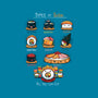 Sushi Type-none glossy sticker-Vallina84