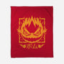 Fireball Bomb-none fleece blanket-Alundrart