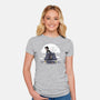 Wednutsday-womens fitted tee-rocketman_art