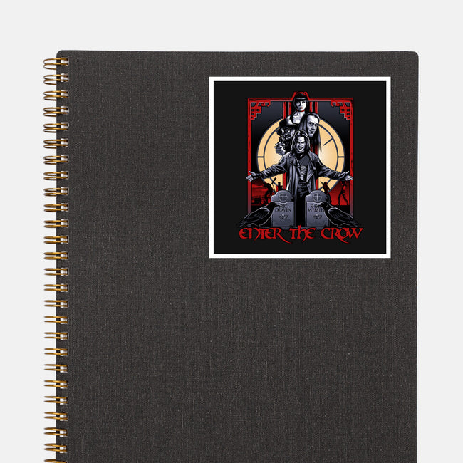 Enter The Crow-none glossy sticker-goodidearyan