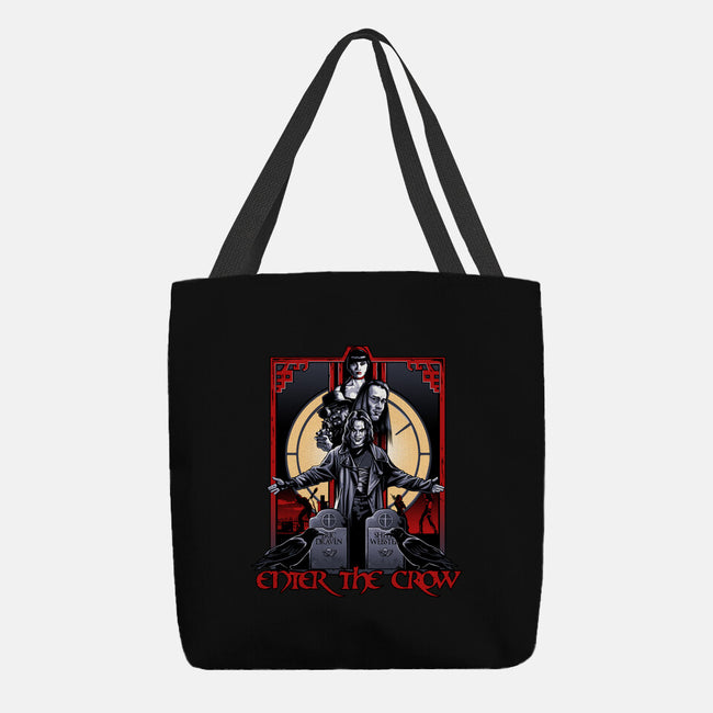 Enter The Crow-none basic tote bag-goodidearyan