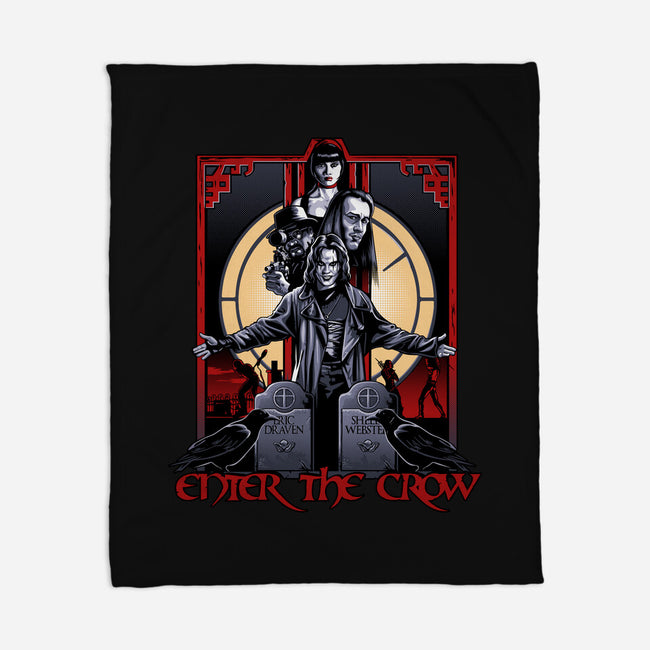 Enter The Crow-none fleece blanket-goodidearyan