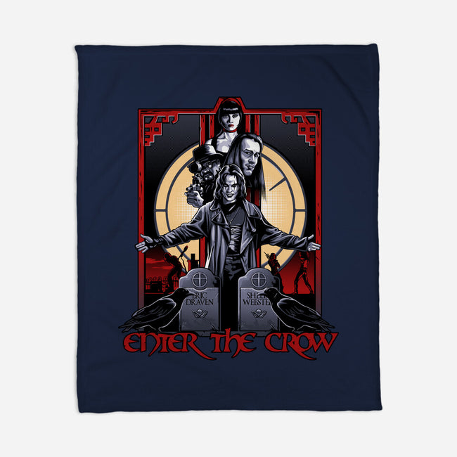 Enter The Crow-none fleece blanket-goodidearyan