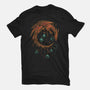 Draconic Dice Keeper-womens fitted tee-Snouleaf