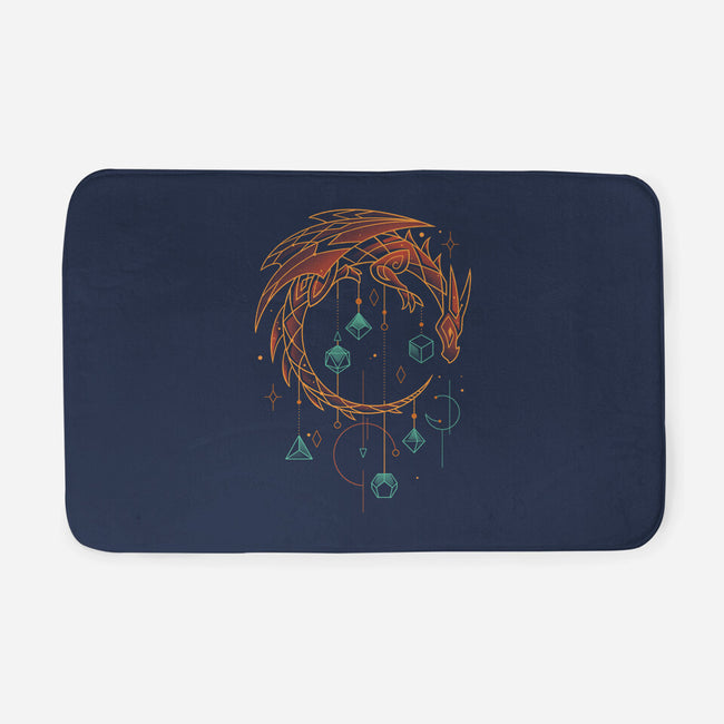 Draconic Dice Keeper-none memory foam bath mat-Snouleaf