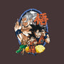 Evolution Of A Saiyan-none removable cover throw pillow-Badbone Collections