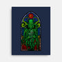Temple Of Cthulhu-none stretched canvas-drbutler