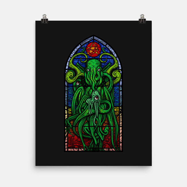 Temple Of Cthulhu-none matte poster-drbutler