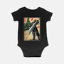Welcome Back To Midgar-baby basic onesie-DrMonekers