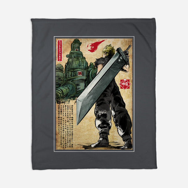 Welcome Back To Midgar-none fleece blanket-DrMonekers