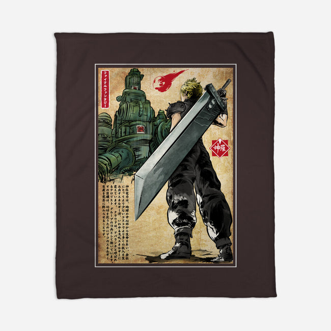 Welcome Back To Midgar-none fleece blanket-DrMonekers