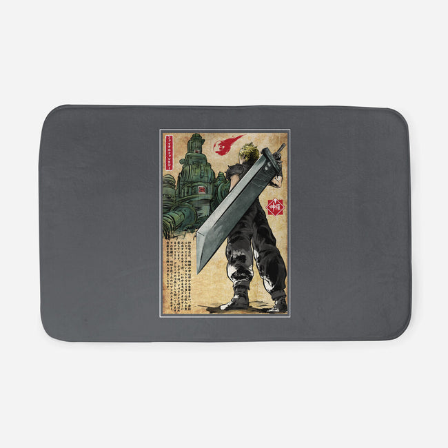 Welcome Back To Midgar-none memory foam bath mat-DrMonekers