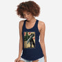 Welcome Back To Midgar-womens racerback tank-DrMonekers