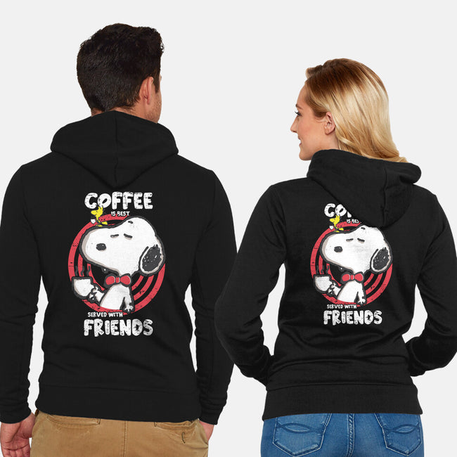 Best Served-unisex zip-up sweatshirt-turborat14