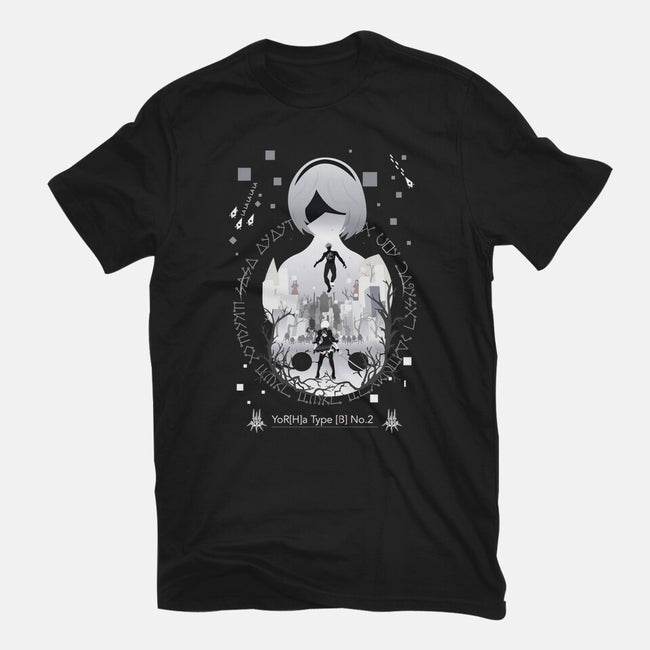 Yorha Unit 2b-mens premium tee-SwensonaDesigns